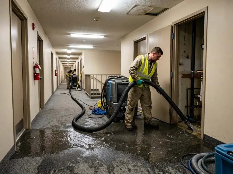 multi-unit-apartment-hallway-f-005 — frequently asked questions, Emergency Burst Pipe Water Extraction & Removal in Maryland…